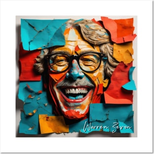 Warren Zevon // Paper Art Posters and Art